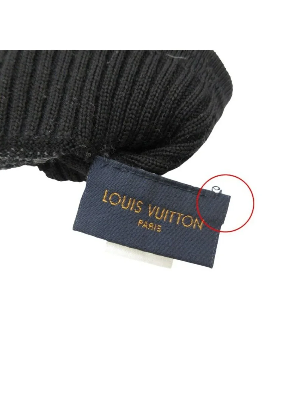 Louis Vuitton Gloves Petit Damier Graphite Logo Black
